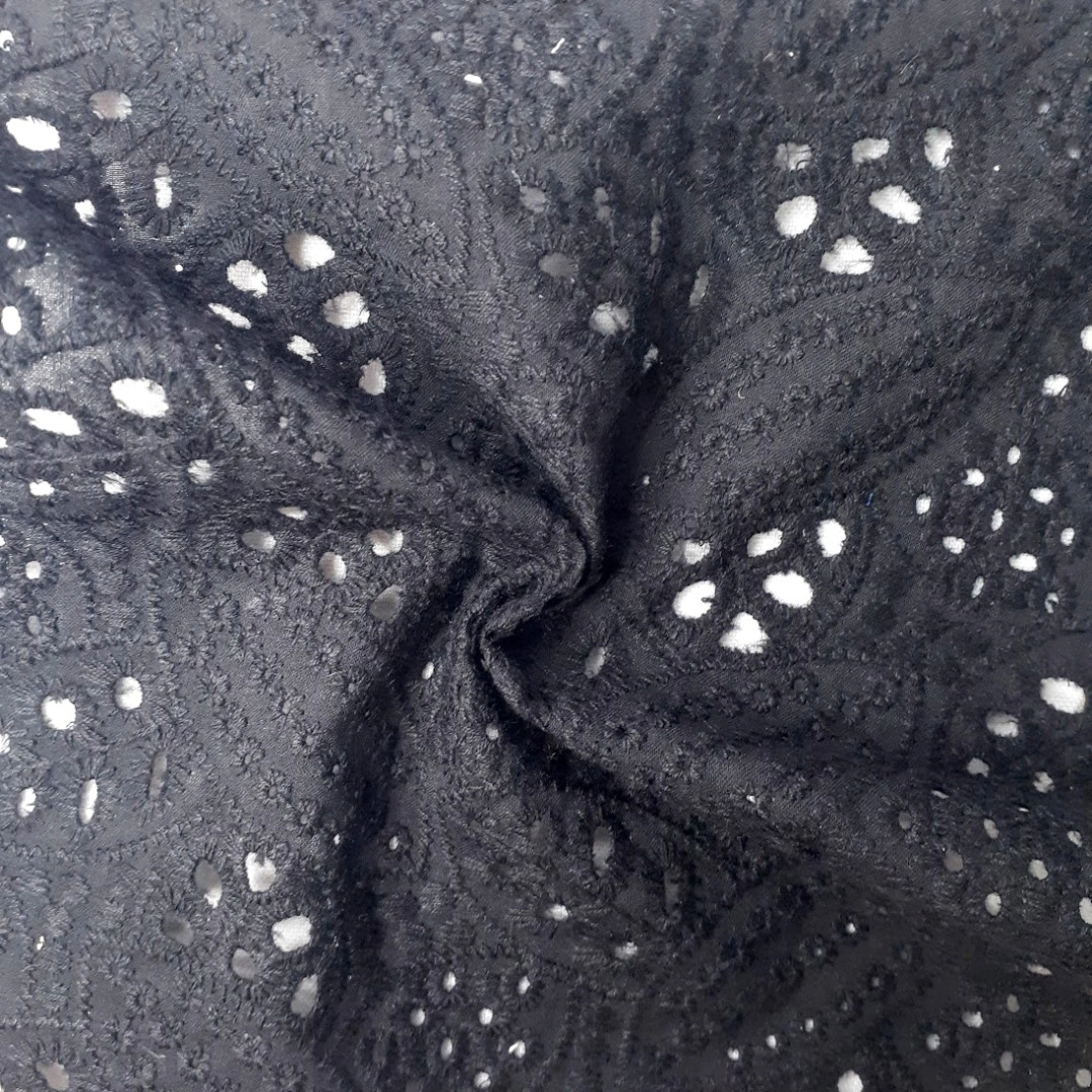 Tela brodery algodon-Importadora textil traberso