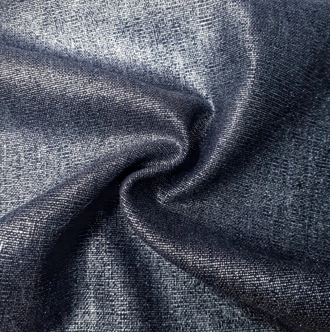 Tela linen con foil - Importadora textil Traberso