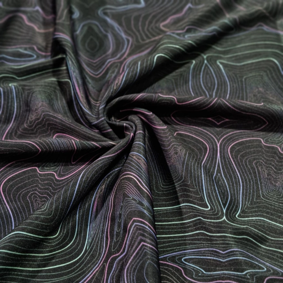 LYCRA POLYESTER ESTAMPADA