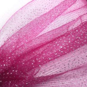 Tela tull con brillo-Importadora textil traberso