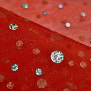 Tela organza holograma-Importadora textil traberso