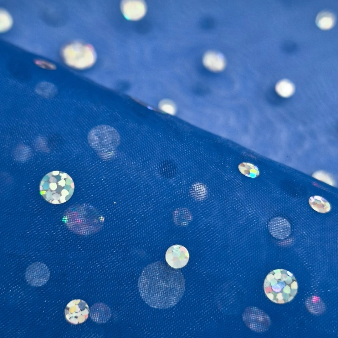 Tela organza holograma-Importadora textil traberso