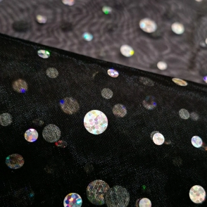 Tela organza holograma-Importadora textil traberso