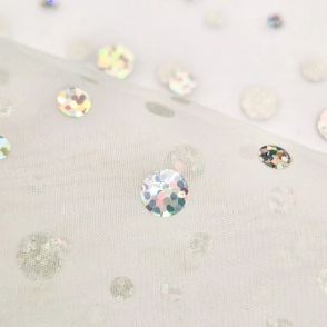 Tela organza holograma-Importadora textil traberso