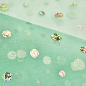 Tela organza holograma-Importadora textil traberso