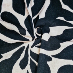 Tela lino estampado-Importadora textil Traberso