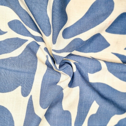 Tela lino estampado-Importadora textil Traberso