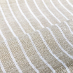 Tela lino rayado-Importadora textil