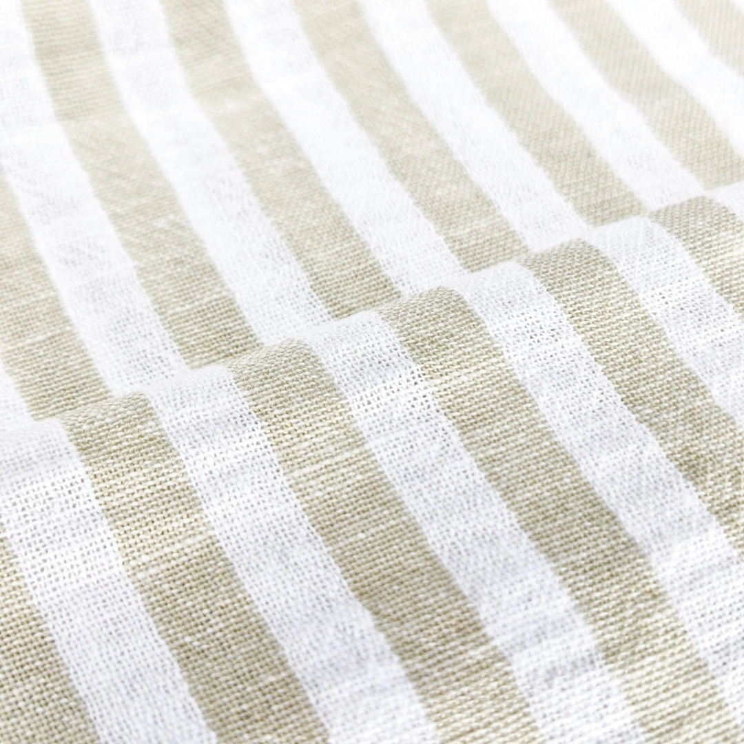 Tela lino rayado-Importadora textil