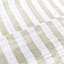 Tela lino rayado-Importadora textil