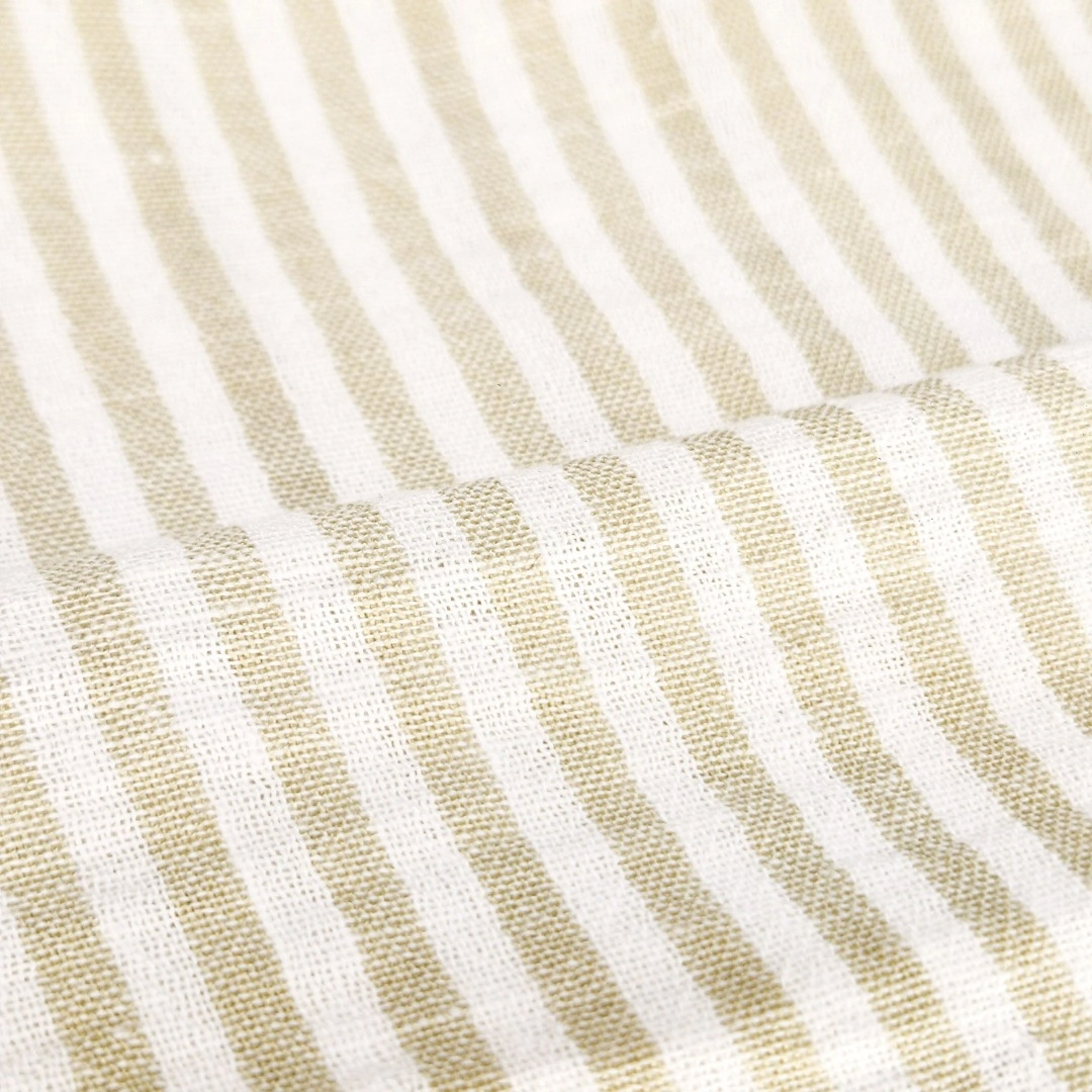 Tela lino rayado-Importadora textil