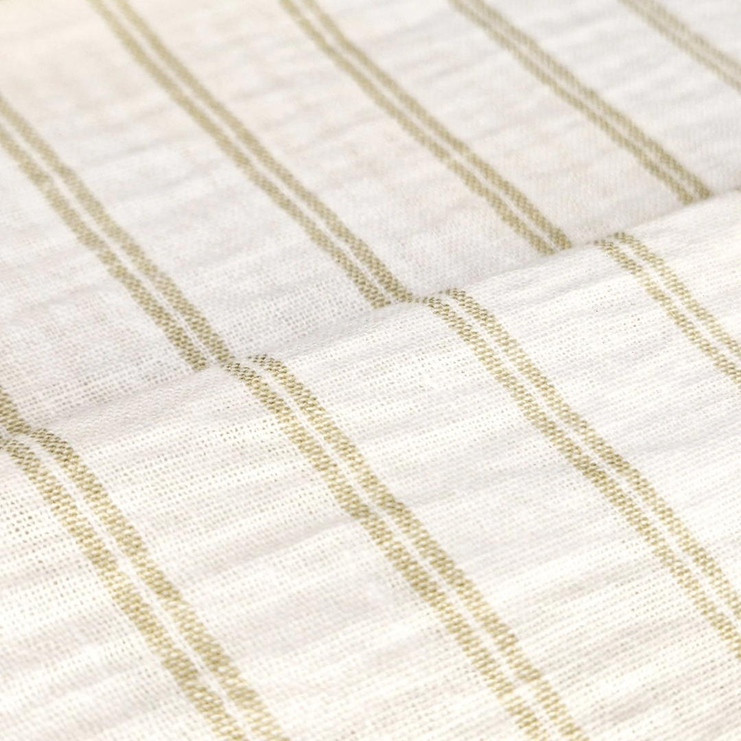 Tela lino rayado-Importadora textil