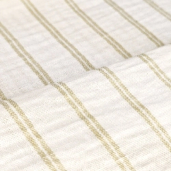 Tela lino rayado-Importadora textil