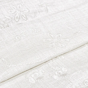 Tela Lino broderie-Importadora textil