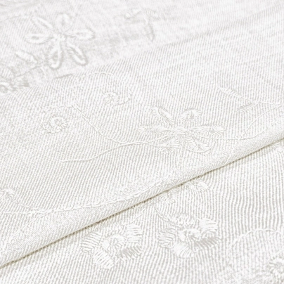 Tela Lino broderie-Importadora textil