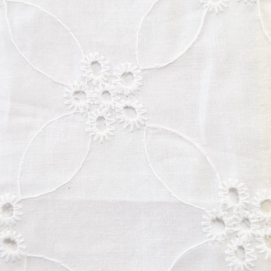 Tela Lino broderie-Importadora textil