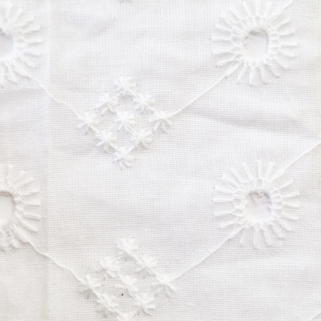 Tela Lino broderie-Importadora textil