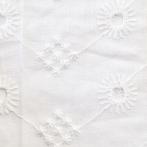 Tela Lino broderie-Importadora textil