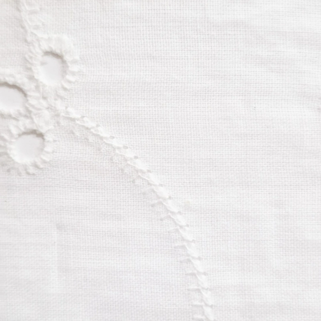 Tela Lino broderie-Importadora textil