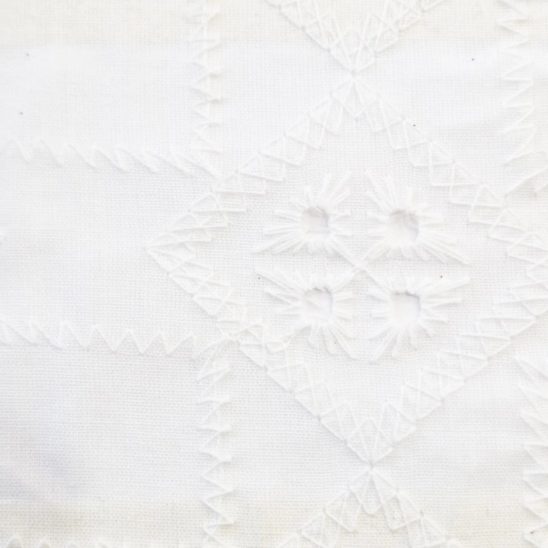 Tela Lino broderie-Importadora textil